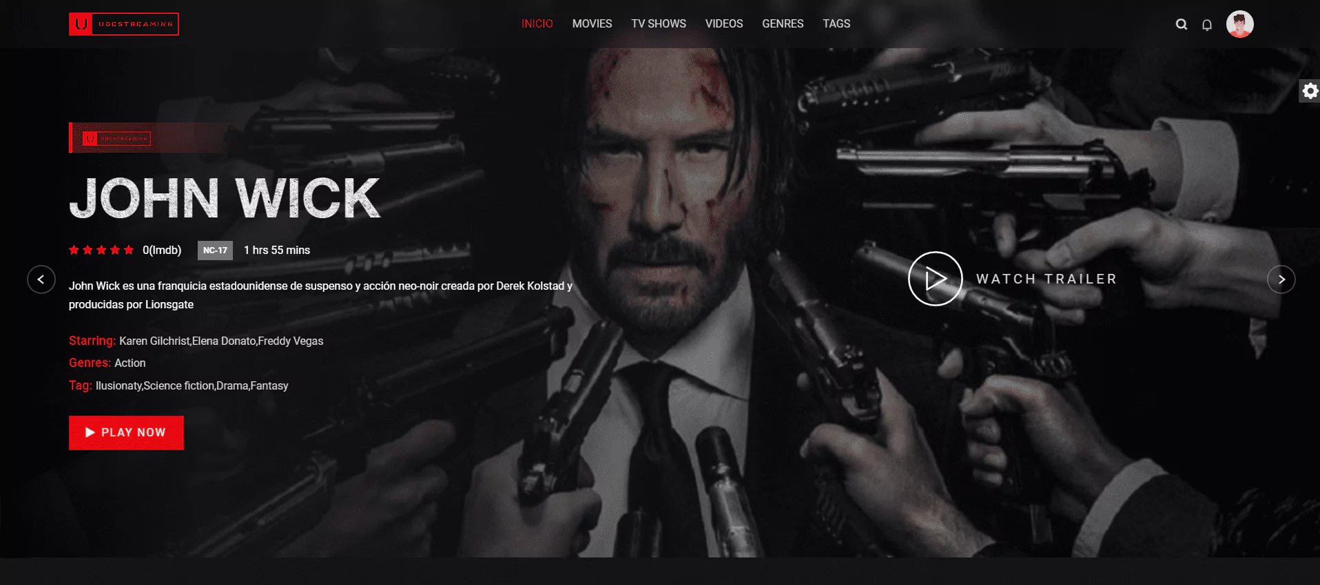 Plantilla de la plataforma